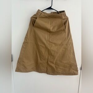 Uniqlo Beige Button-Up Shirt